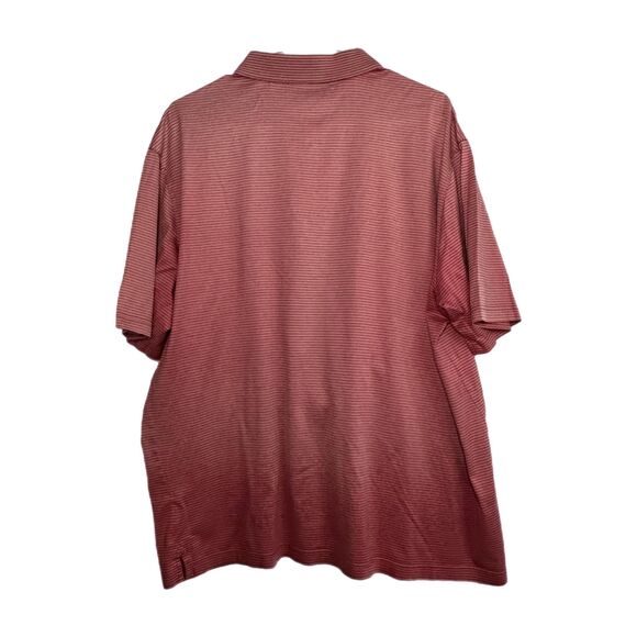 Bobby Jones Men's Pink Striped Polo, XL - Picture 3 of 6